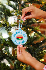 Furbish Needlepoint Ornament | 3.5"