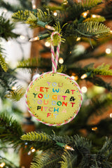 Furbish Needlepoint Ornament | 3.5"