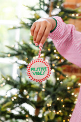 Furbish Needlepoint Ornament | 3.5"