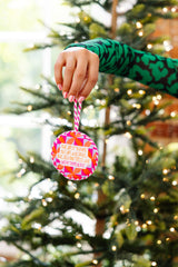 Furbish Needlepoint Ornament | 3.5"