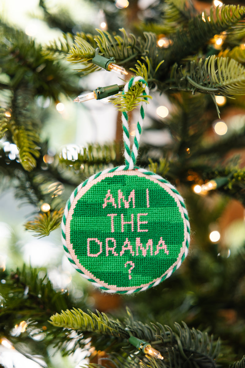 Furbish Needlepoint Ornament | 3.5"