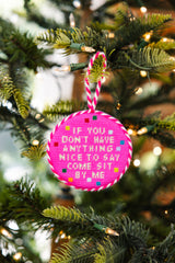 Furbish Needlepoint Ornament | 3.5"