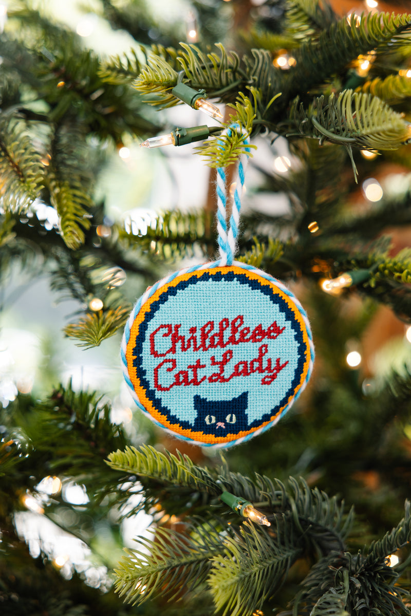 Furbish Needlepoint Ornament | 3.5"