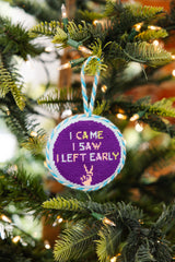 Furbish Needlepoint Ornament | 3.5"