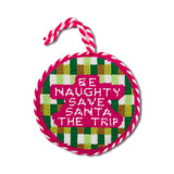 Furbish Needlepoint Ornament | 3.5"