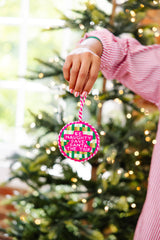 Furbish Needlepoint Ornament | 3.5"