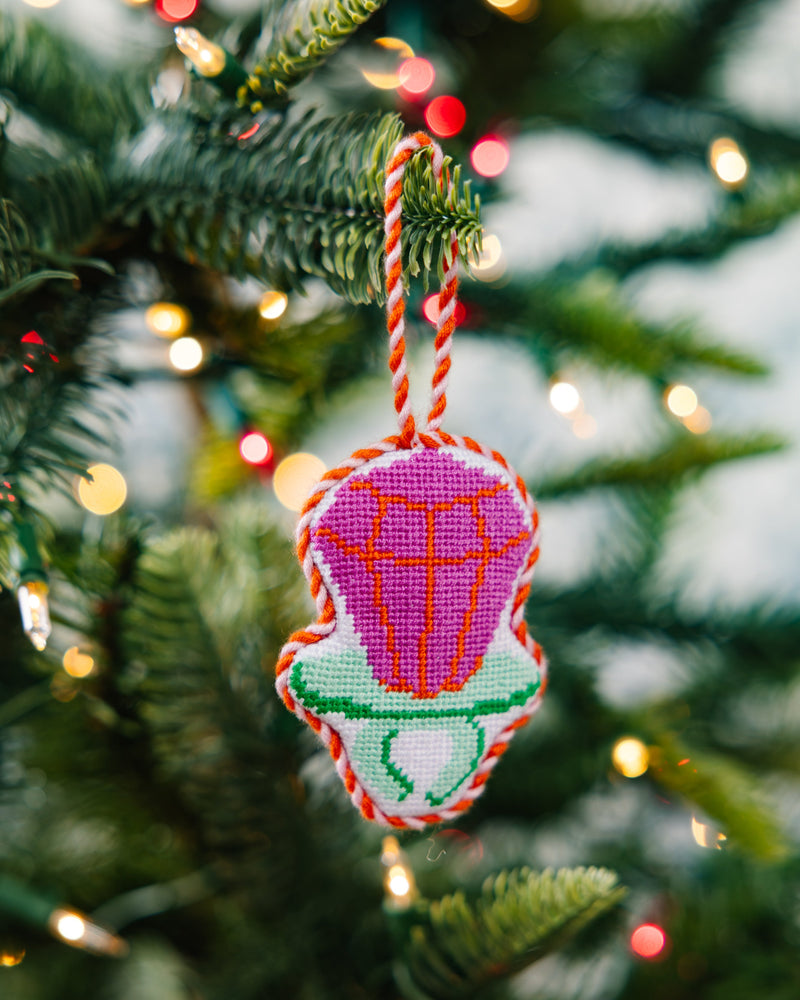 Furbish Needlepoint Icon Ornament