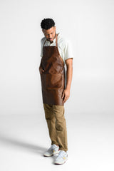 Moore & Giles | Reclaimed Apron V2 | Heirloom Oak | Brown Strap