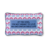 Furbish Uncomfortable Needlepoint Pillow