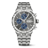 Maurice Lacroix Aikon Automatic Chronograph Watch | 44mm | Silver-Blue