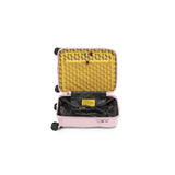 Crash Baggage |Icon Tone on Tone Suitcase | Skin Pink