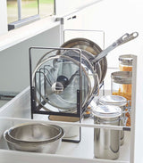 Yamazaki Adjustable Pots and Pans Organizer | Steel