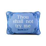 Furbish Try Me Needlepoint Pillow