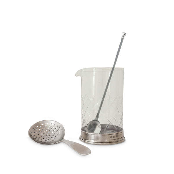 Match | Mixing Glass, Cocktail Strainer and Stirrer Set