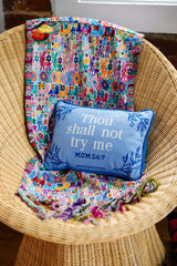 Furbish Try Me Needlepoint Pillow