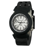 Bertucci A-2SEL Super Illuminated Ghost Gray™ EL dial- #31V Black Tridura™ Vtech band + 30o Black Pro-Guard™