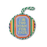 Furbish Needlepoint Ornament | 3.5"