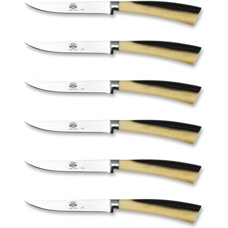 Coltellerie Berti Plenum Steak Knife | anchored tang blade set of 6