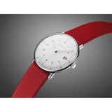Junghans max bill Damen Watch | Stainless Steel | White | Red