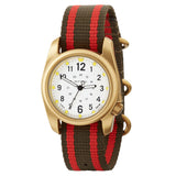 Bertucci A-2A Golden Field Watch - Gold Tone Case, Nylon Band
