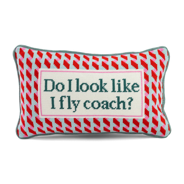Furbish Needlepoint Pillow | 9"x15"