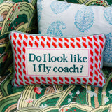 Furbish Needlepoint Pillow | 9"x15"
