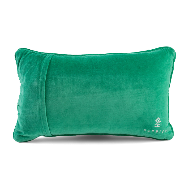 Furbish Needlepoint Pillow | 9"x15"