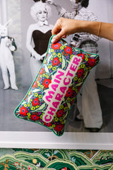 Furbish Needlepoint Pillow | 9"x15"