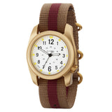 Bertucci A-2A Golden Field Watch - Gold Tone Case, Nylon Band