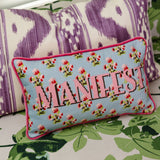 Furbish Needlepoint Pillow | 9"x15"