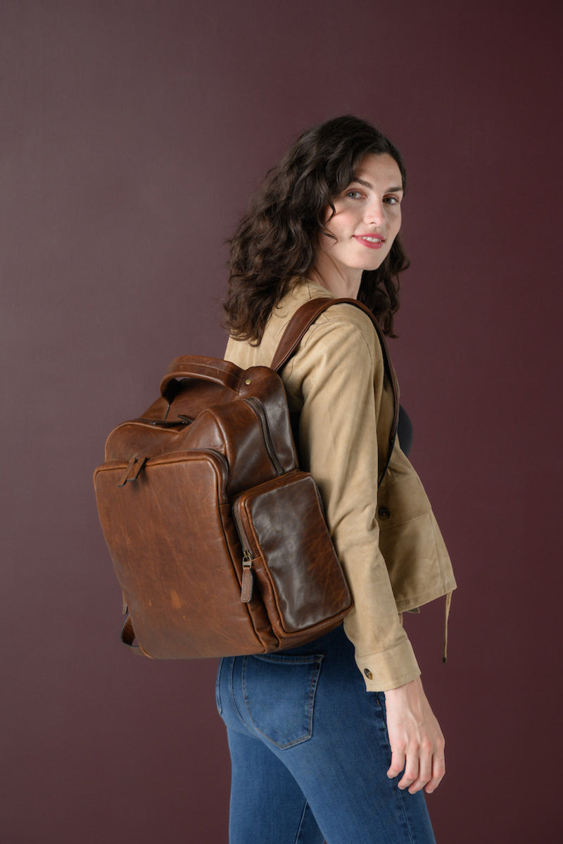 Moore & Giles Mondo Quinn Backpack | Baldwin Oak