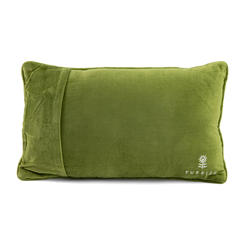 Furbish Needlepoint Pillow | 9"x15"