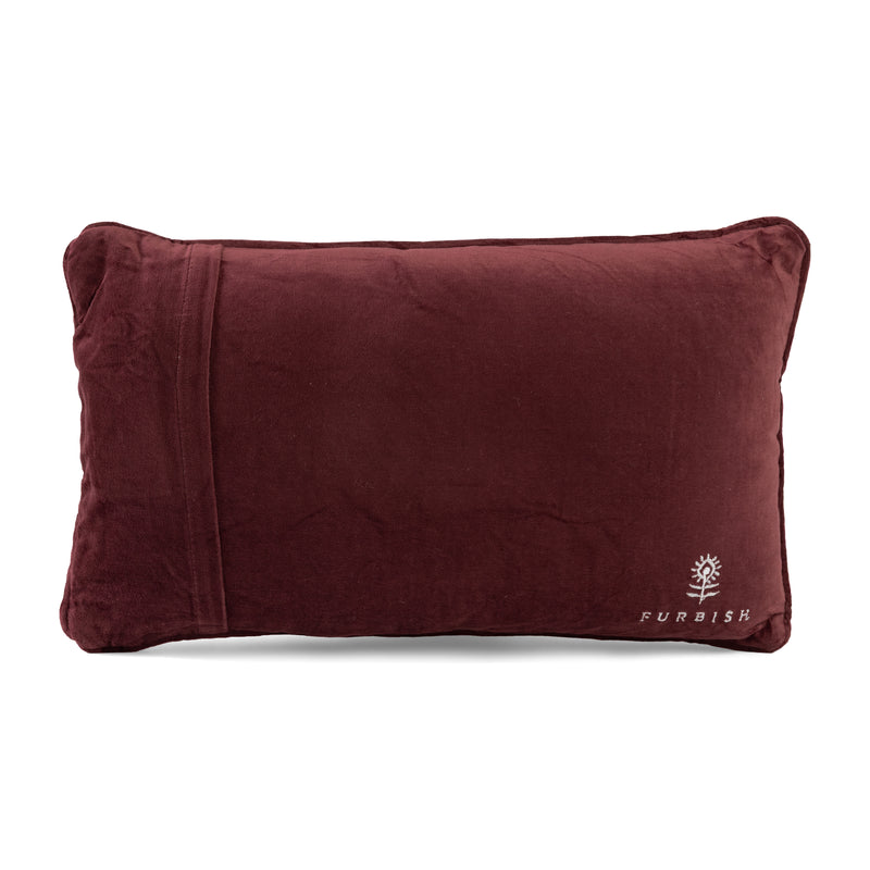 Furbish Needlepoint Pillow | 9"x15"