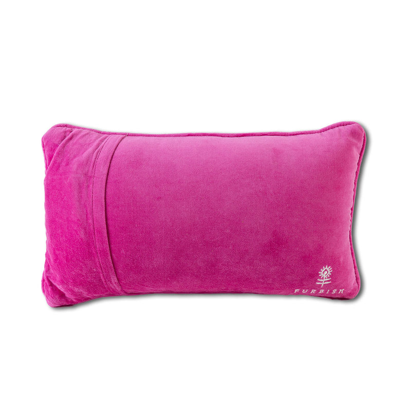 Furbish Needlepoint Pillow | 9"x15"
