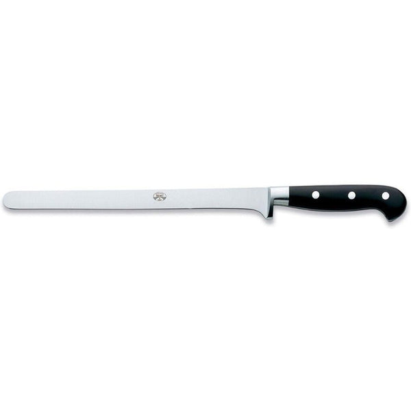 Coltellerie Berti Ham/Prosciutto Slicer | 10" full tang blade Black Lucite