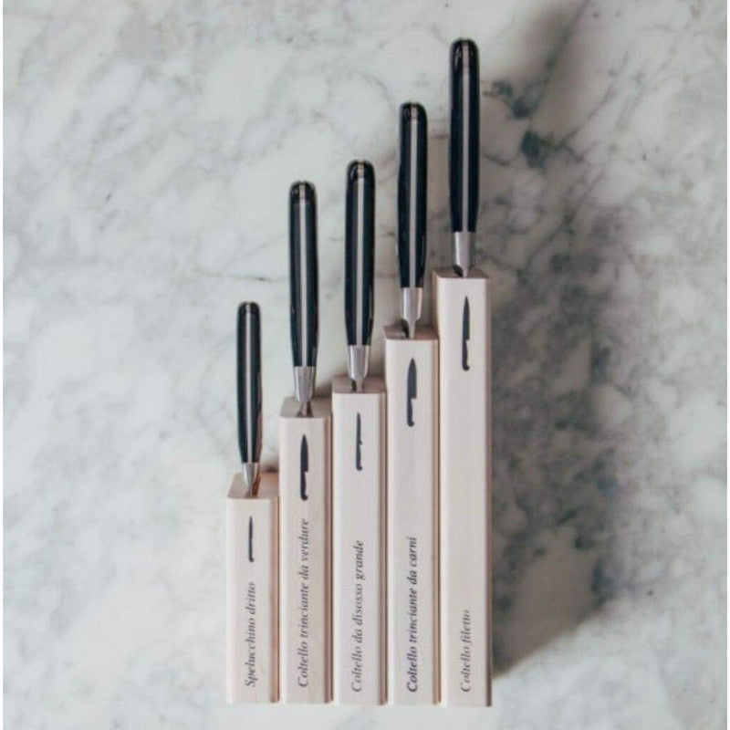 Coltellerie Berti Ham/Prosciutto Slicer | 10" full tang blade Black Lucite