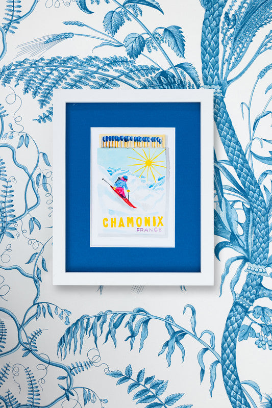 Furbish Chamonix Matchbook Art Print