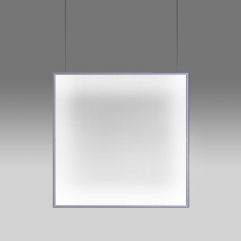 Artemide DISCOVERY SPACE 90X90 SUSP LED 34W 30K 90CRI DIM 2-WIRE/0-10V UNV ALU Light