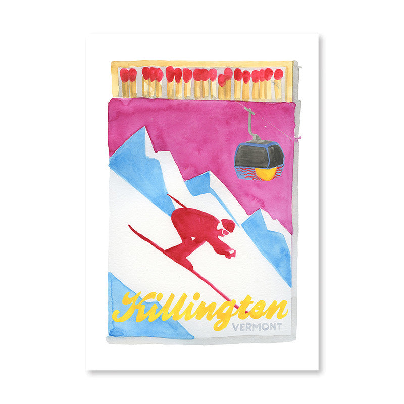 Furbish Killington Matchbook Art Print