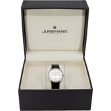 Junghans max bill Damen - Sapphire Glass Watch | Stainless Steel Case White Dial Black Strap