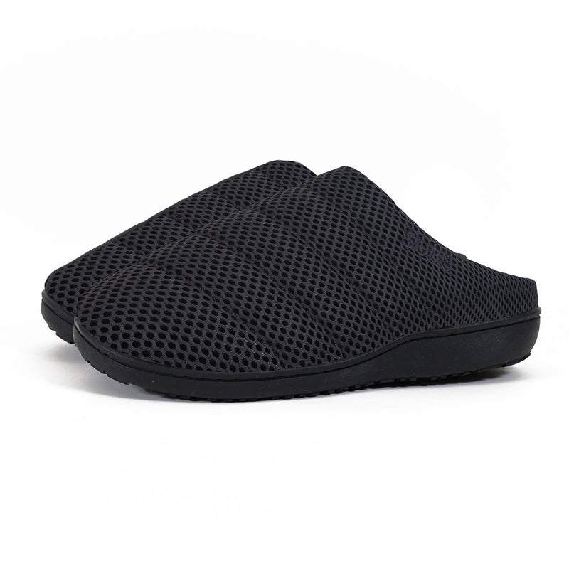 SUBU - Light Summer Slippers - Black on Black