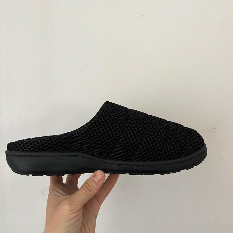 SUBU - Light Summer Slippers - Black on Black