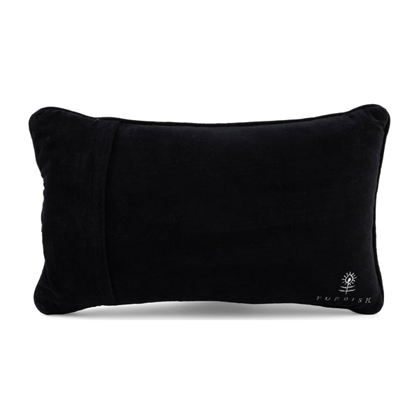 Furbish Can't Stay Here Needlepoint Pillow