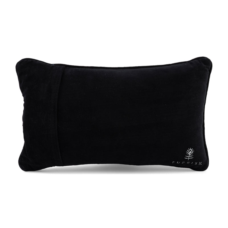 Furbish Can't Stay Here Needlepoint Pillow