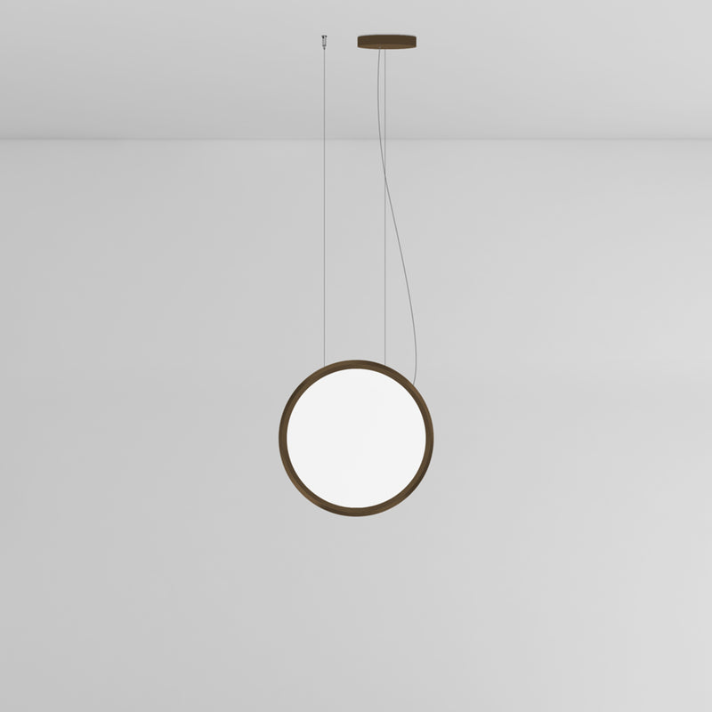 Artemide DISCOVERY VERT 70 SUSP LED 35W 30K 90CRI DIM 2-WIRE/0-10V BRONZE Light