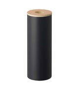 Yamazaki Round Tissue Case | Steel + Wood