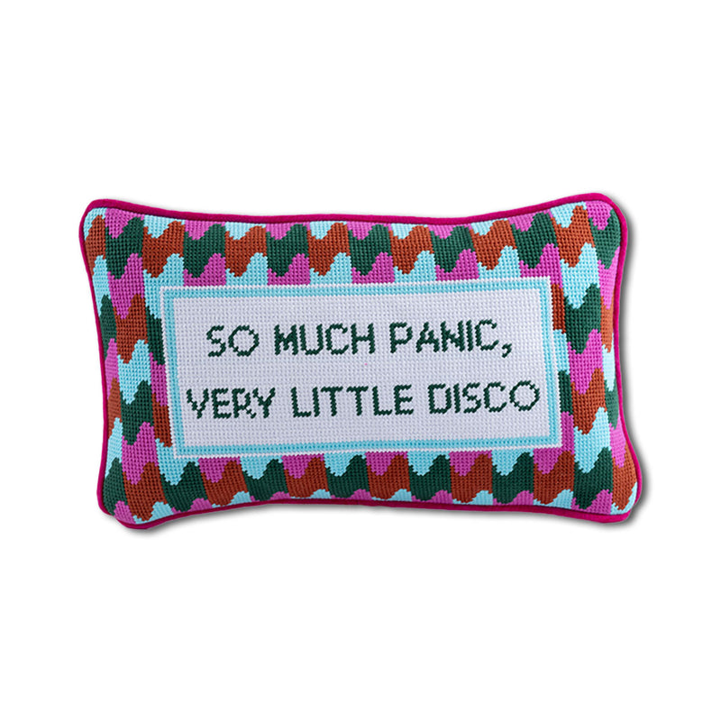 Furbish Panic at the Disco Needlepoint Pillow