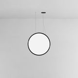 Artemide DISCOVERY VERT 140 SUSP LED 80W 30K 90CRI DIM 2-WIRE/0-10V BLACK EXT 19FT Light