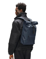 Rains Rolltop Rucksack W3 Navy, One Size