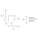 Artemide TOLOMEO CLASSIC LED 10W 30K MP-MV ALUM W/MOTION SENSOR Light